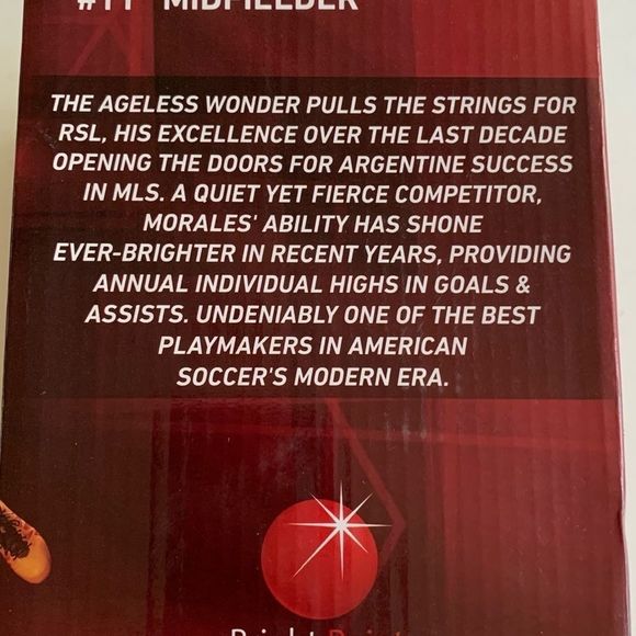 NIB Javier Morales Bobblehead #11 Maestro Soccer - Picture 4 of 4